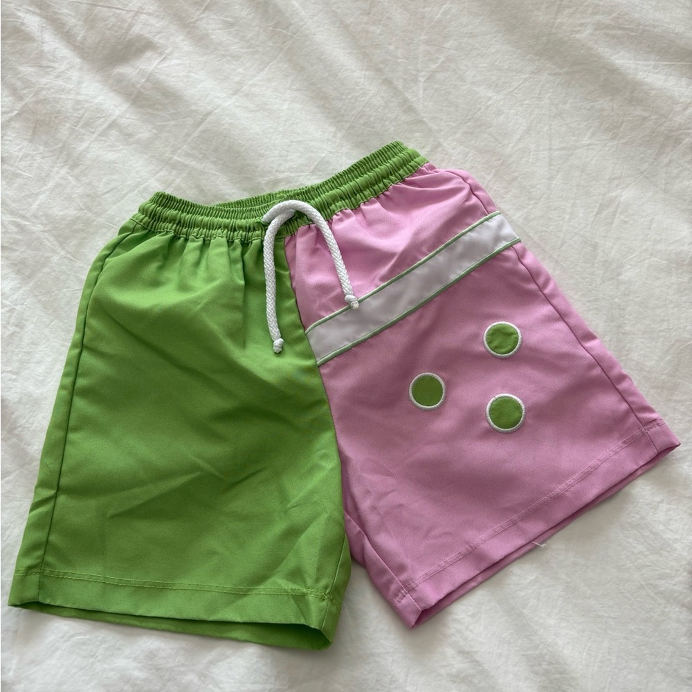 New Little English swim trunks